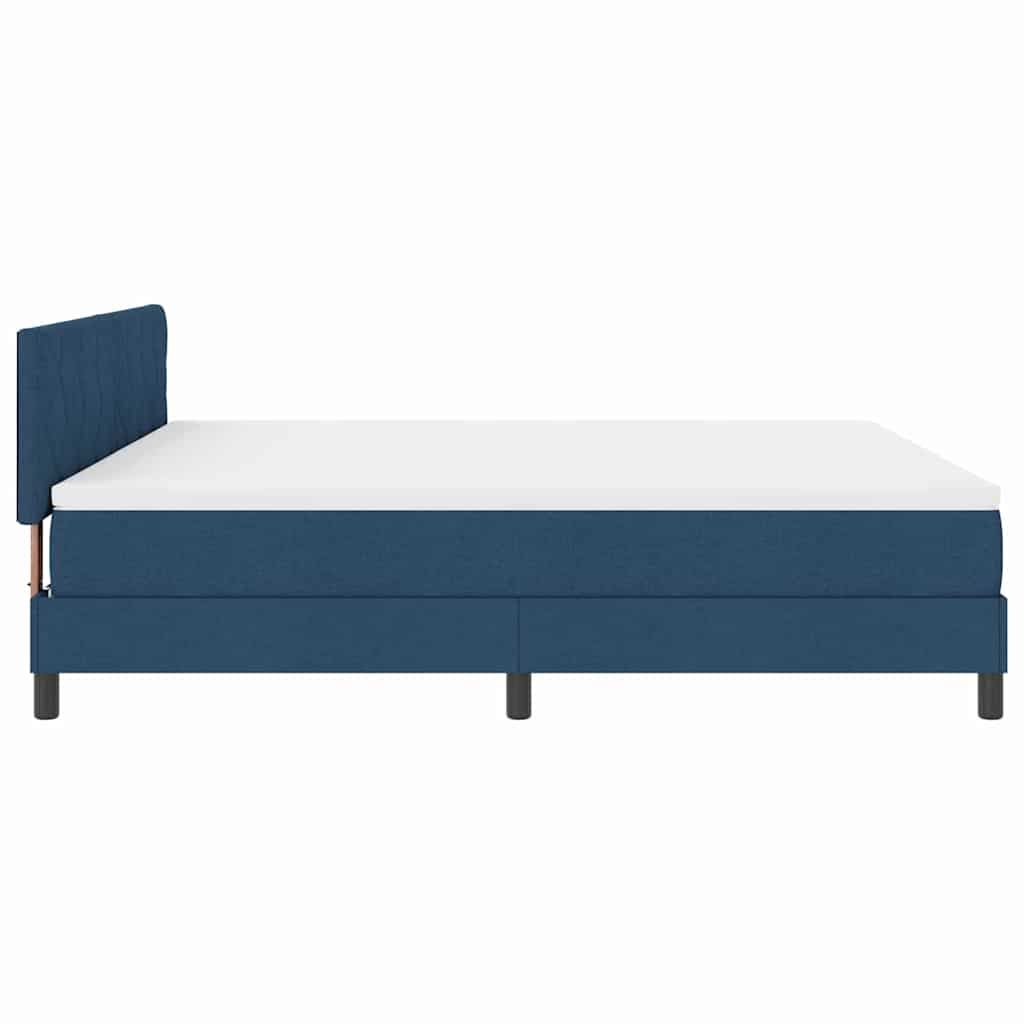 Boxspring ágy matraccal matracmal Kék 180 x 200 cm szövet