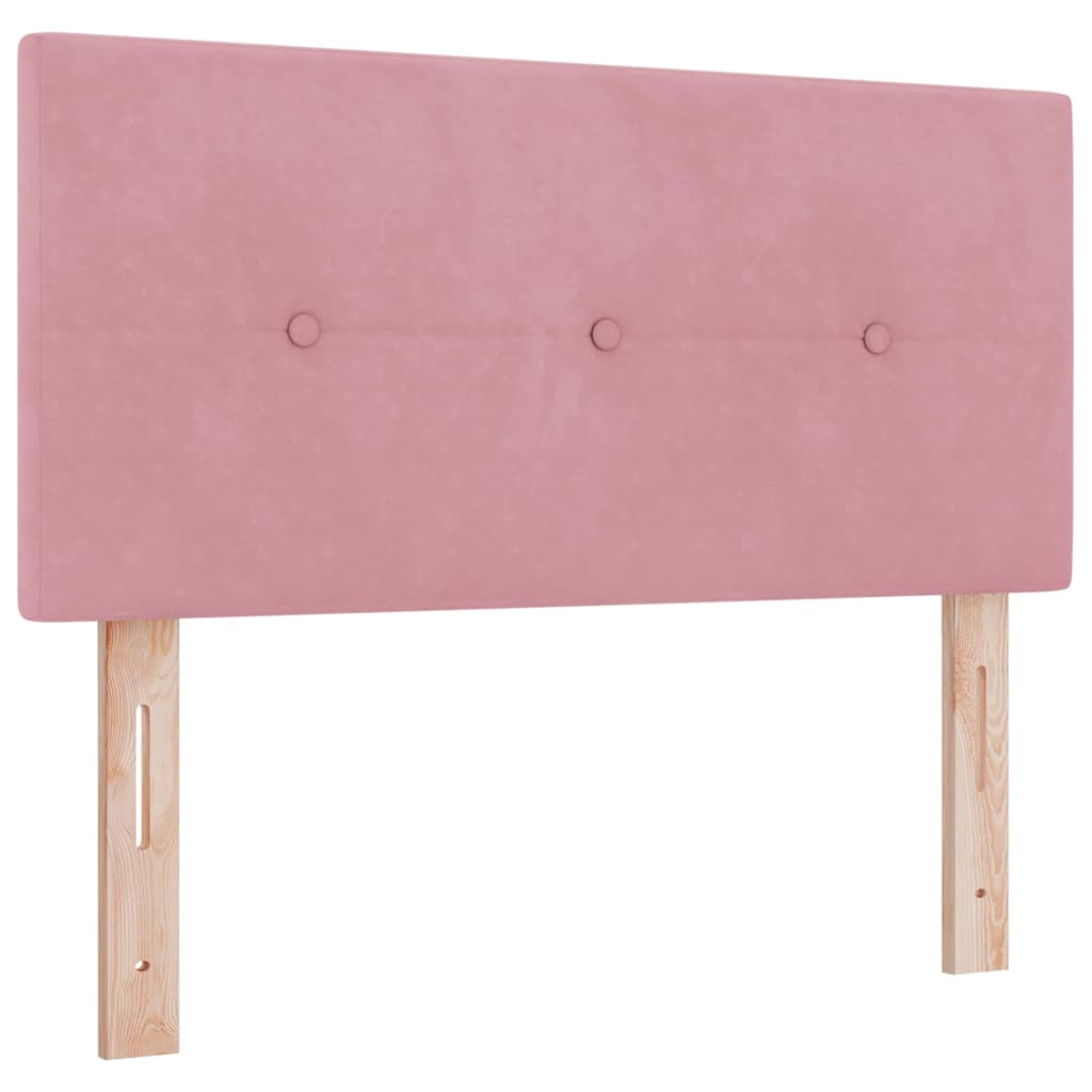 Box Spring Ágy Matraccal Sötétszürke 80x200 cm Bársonyos