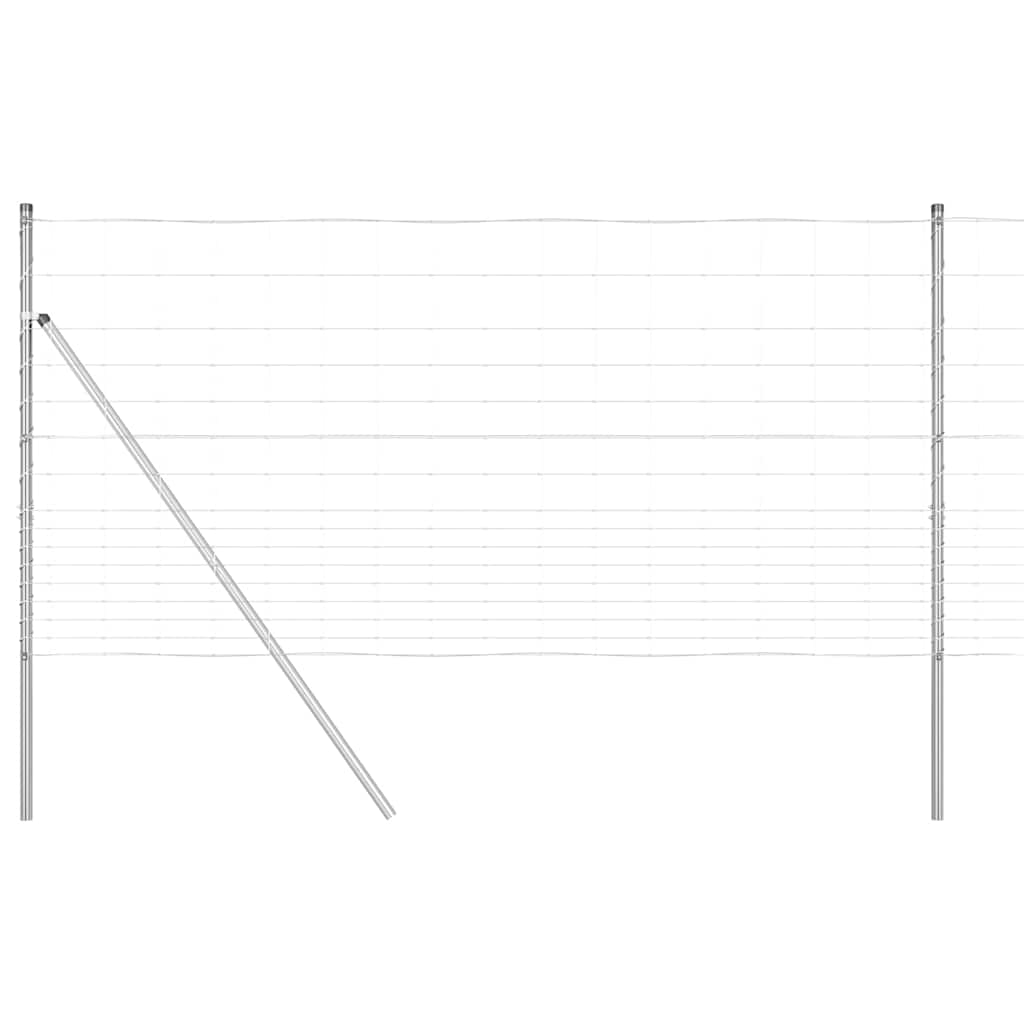 Legelőkerítés Ezüst 25 x 1.2 m Horganyzott acél