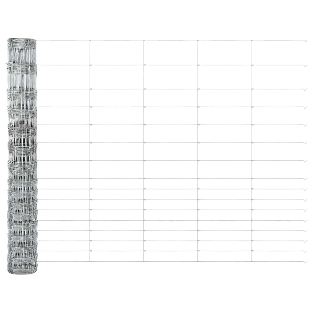 Legelőkerítés Ezüst 25 x 1.2 m Horganyzott acél