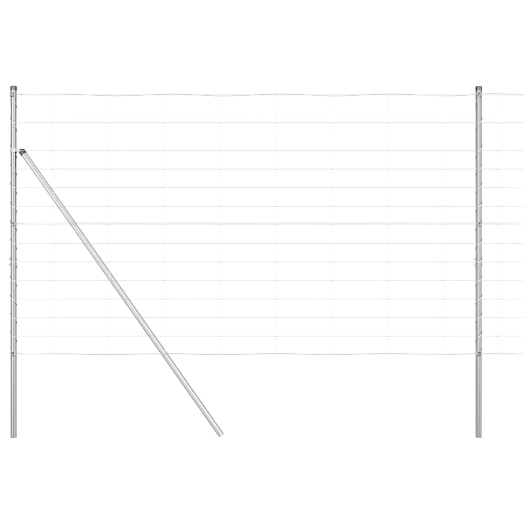 Legelőkerítés Ezüst 25 x 1.4 m Horganyzott acél