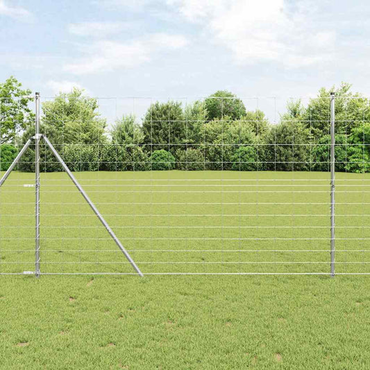 Legelőkerítés Ezüst 25 x 1.5 m Horganyzott acél