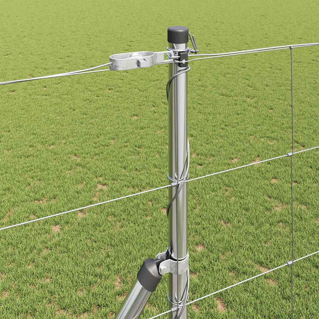 Legelőkerítés Ezüst 25 x 1.5 m Horganyzott acél