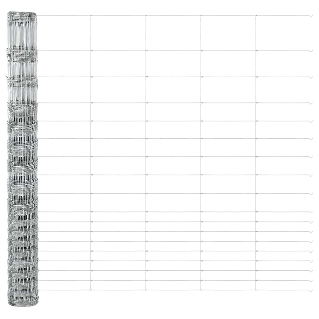 Legelőkerítés Ezüst 25 x 1.5 m Horganyzott acél