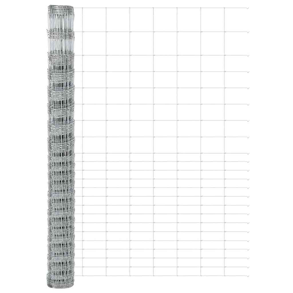Legelőkerítés Ezüst 25 x 1.6 m Horganyzott acél