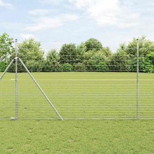 Legelőkerítés Ezüst 25 x 1.6 m Horganyzott acél