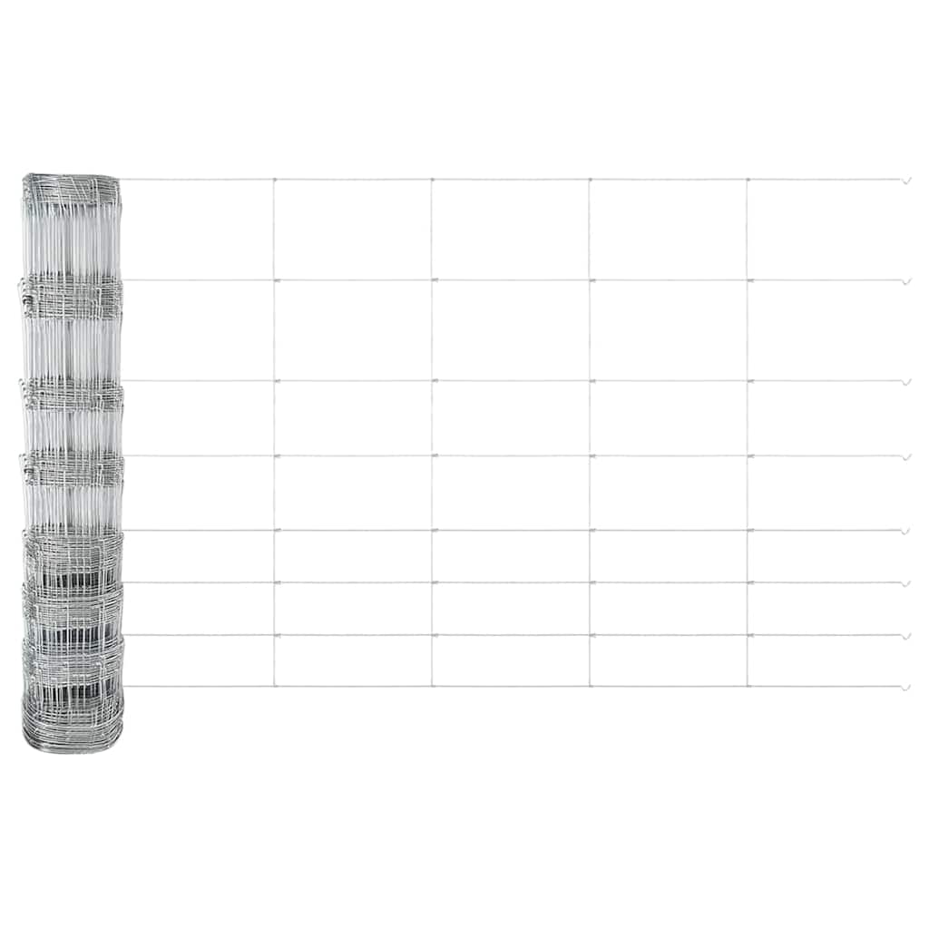 Legelőkerítés Ezüst 50 x 1 m Horganyzott acél