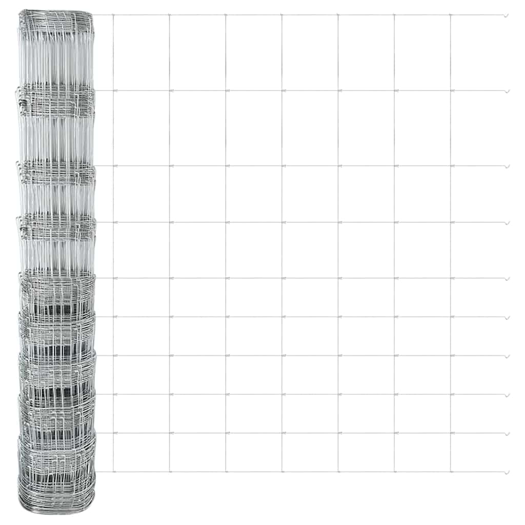 Legelőkerítés Ezüst 50 x 1.2 m Horganyzott acél