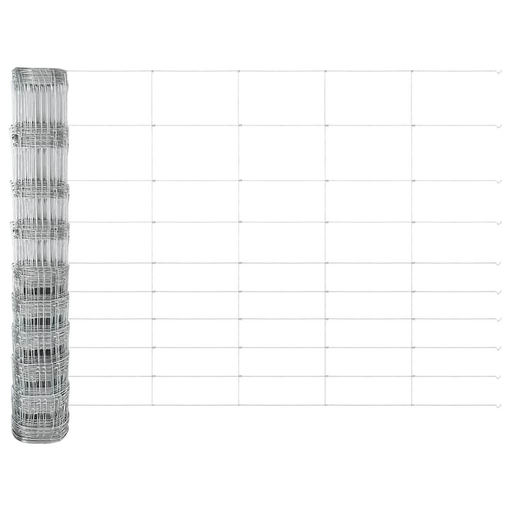 Legelőkerítés Ezüst 50 x 1.2 m Horganyzott acél