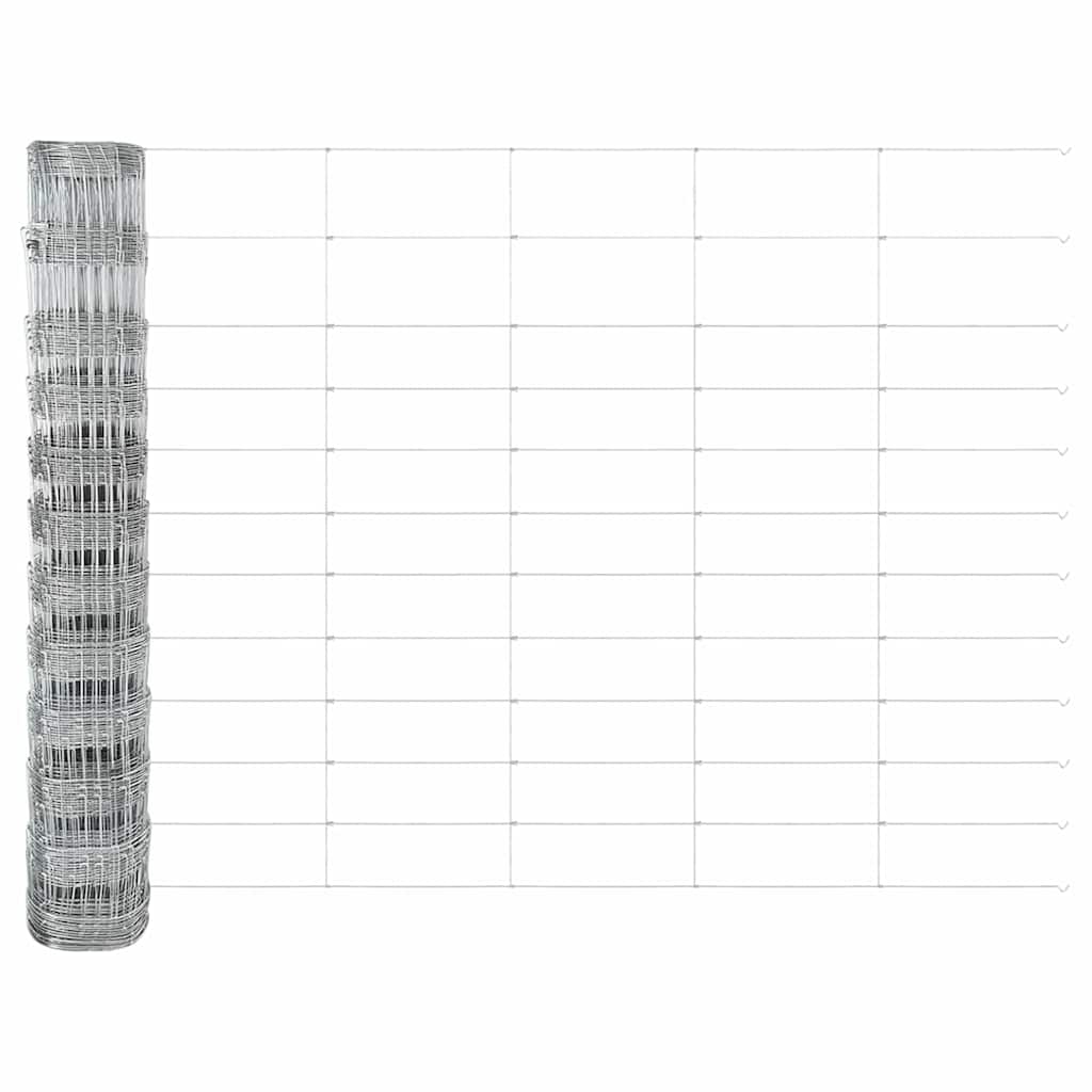 Legelőkerítés Ezüst 50 x 1.2 m Horganyzott acél