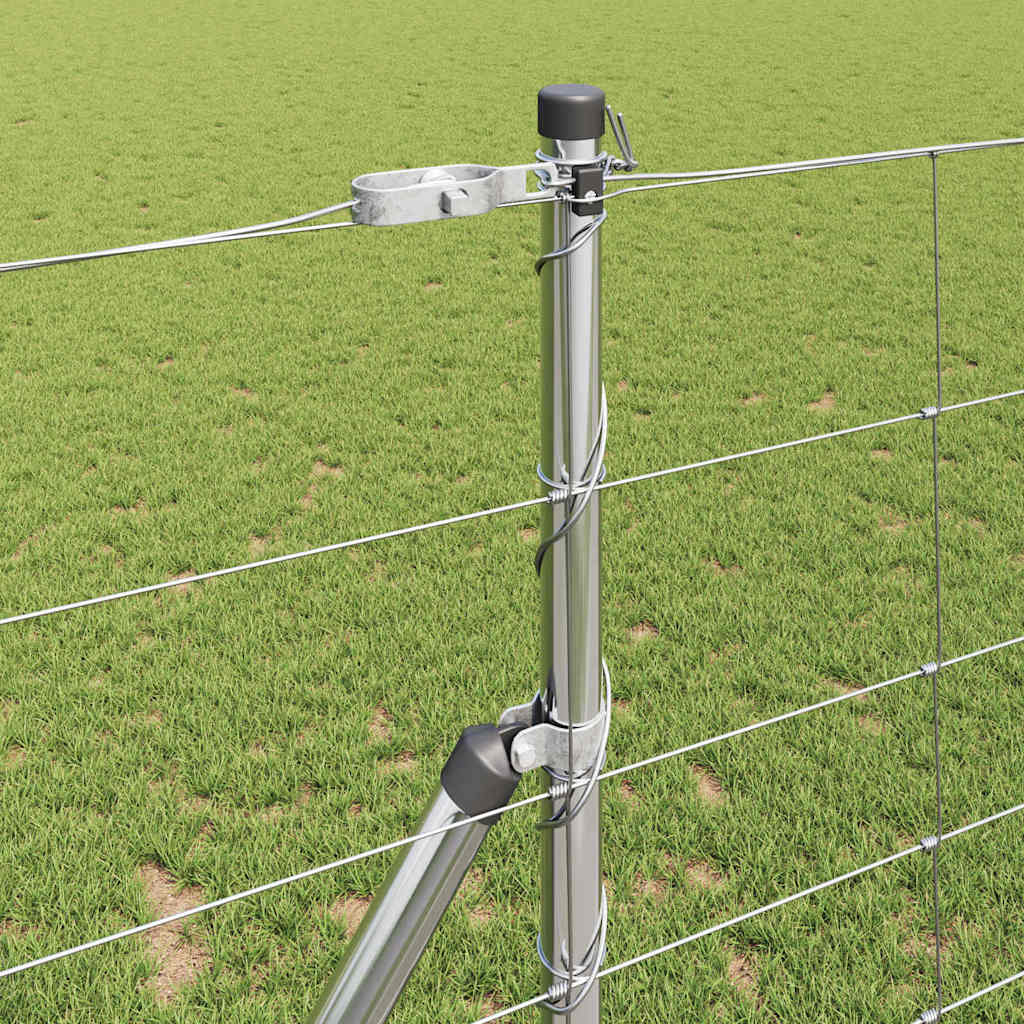 Legelőkerítés Ezüst 50 x 1.2 m Horganyzott acél