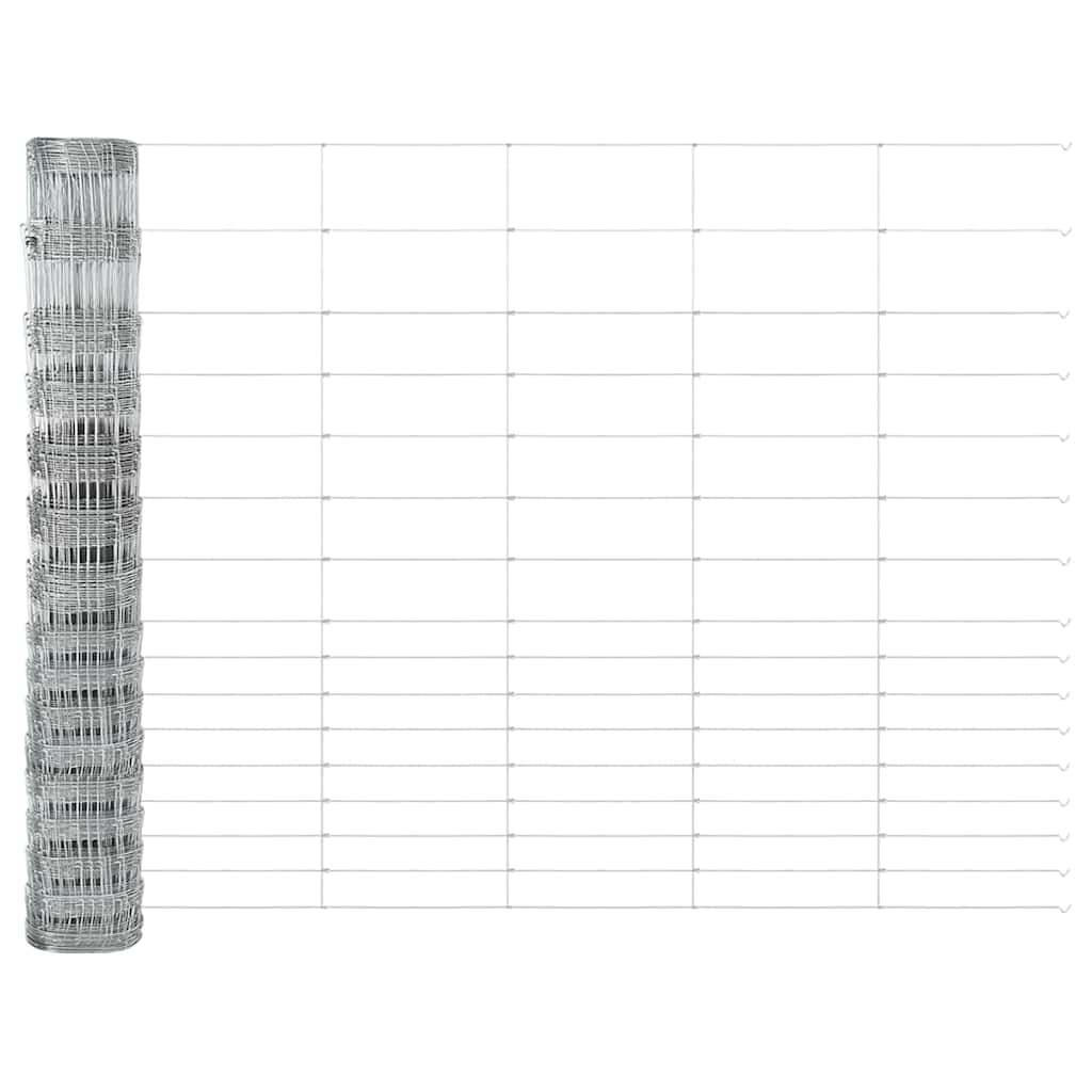 Legelőkerítés Ezüst 50 x 1.2 m Horganyzott acél