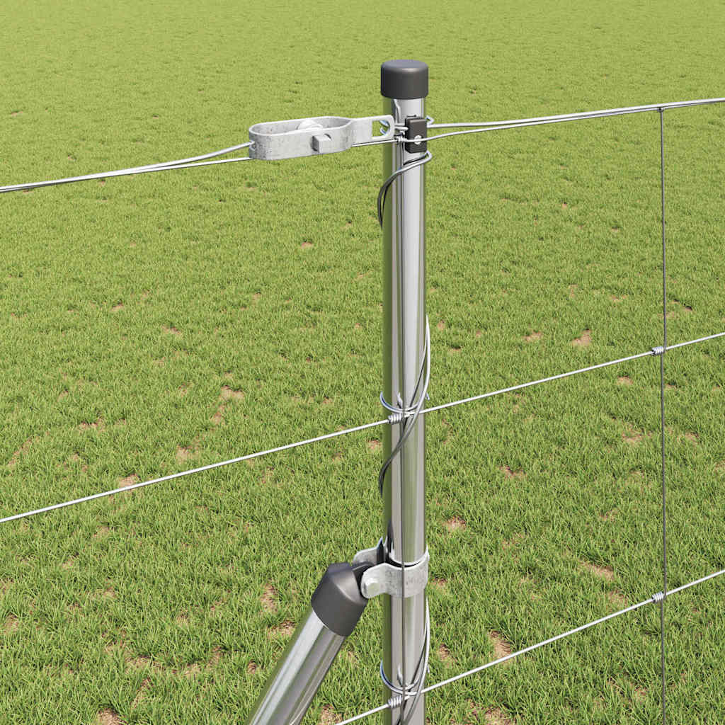 Legelőkerítés Ezüst 50 x 1.4 m Horganyzott acél