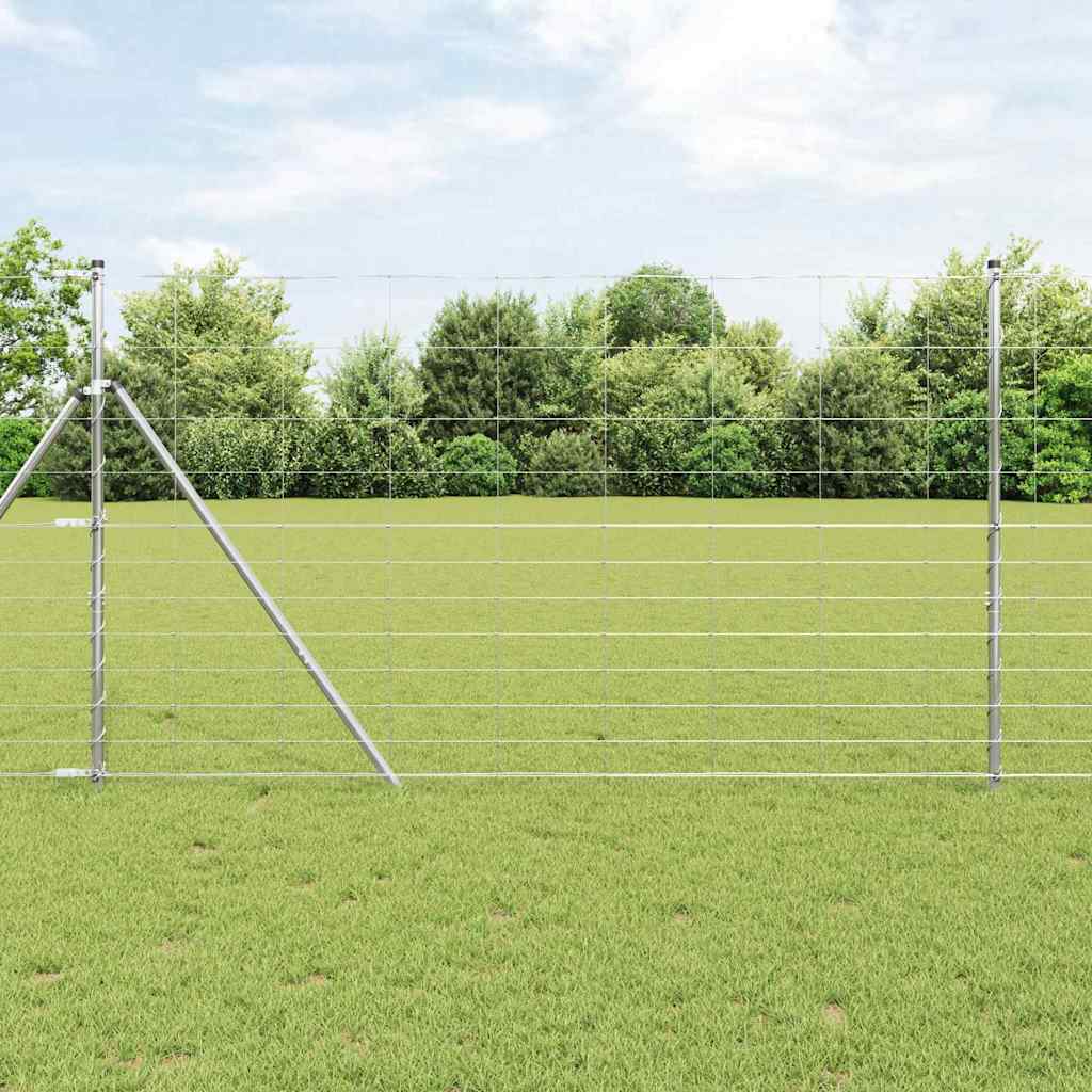 Legelőkerítés Ezüst 50 x 1.4 m Horganyzott acél