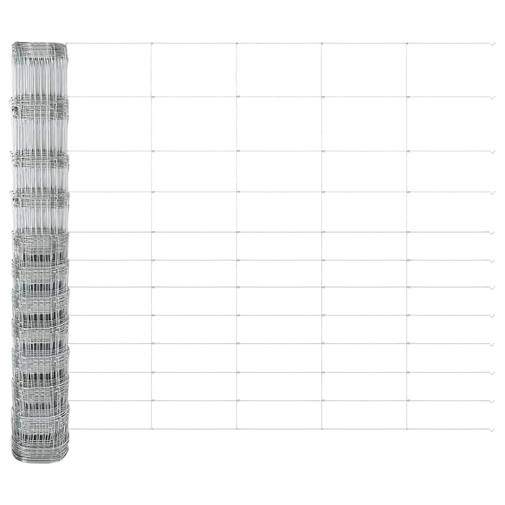 Legelőkerítés Ezüst 50 x 1.4 m Horganyzott acél