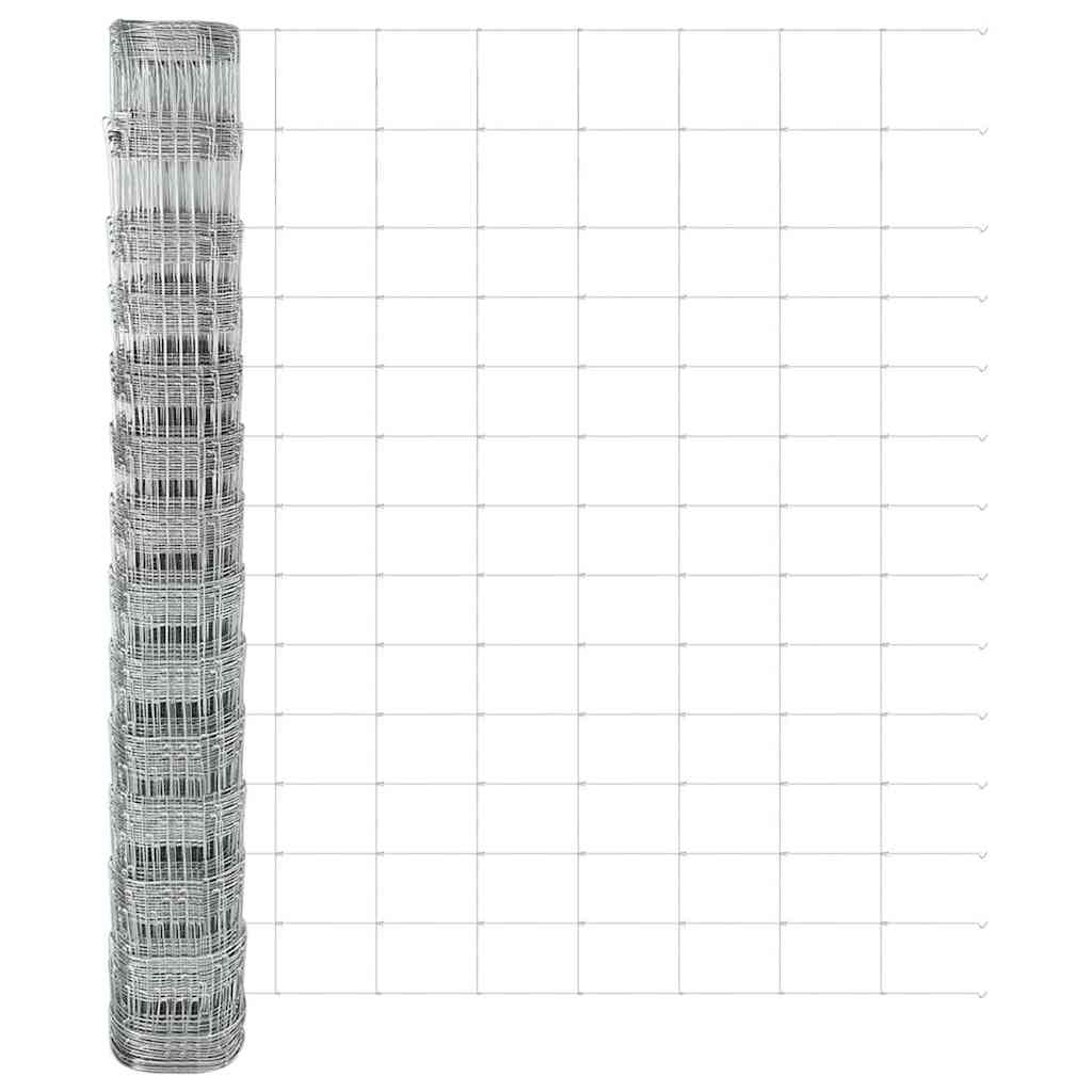 Legelőkerítés Ezüst 50 x 1.4 m Horganyzott acél