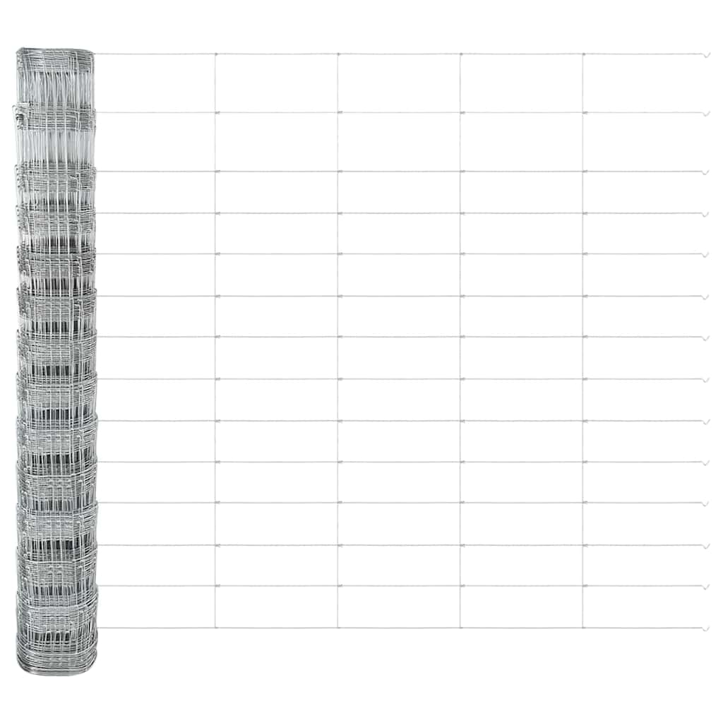 Legelőkerítés Ezüst 50 x 1.4 m Horganyzott acél