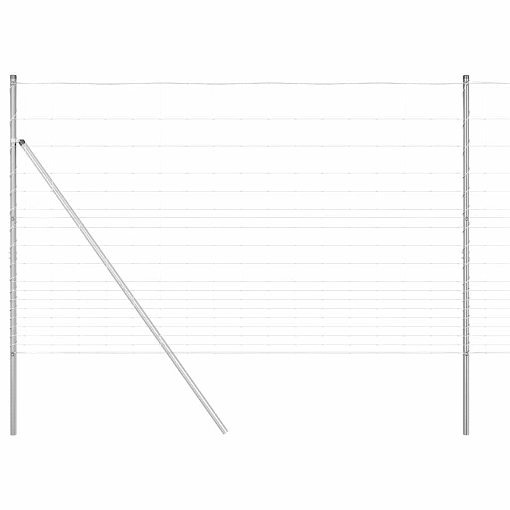 Legelőkerítés Ezüst 50 x 1.5 m Horganyzott acél