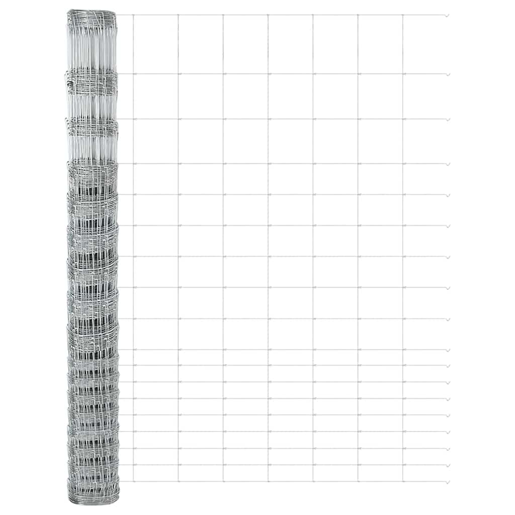 Legelőkerítés Ezüst 50 x 1.5 m Horganyzott acél