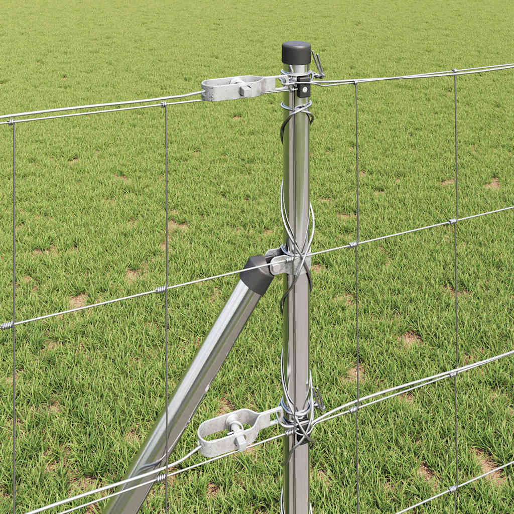 Legelőkerítés Ezüst 100 x 0.8 m Horganyzott acél
