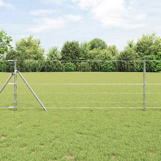 Legelőkerítés Ezüst 100 x 0.8 m Horganyzott acél