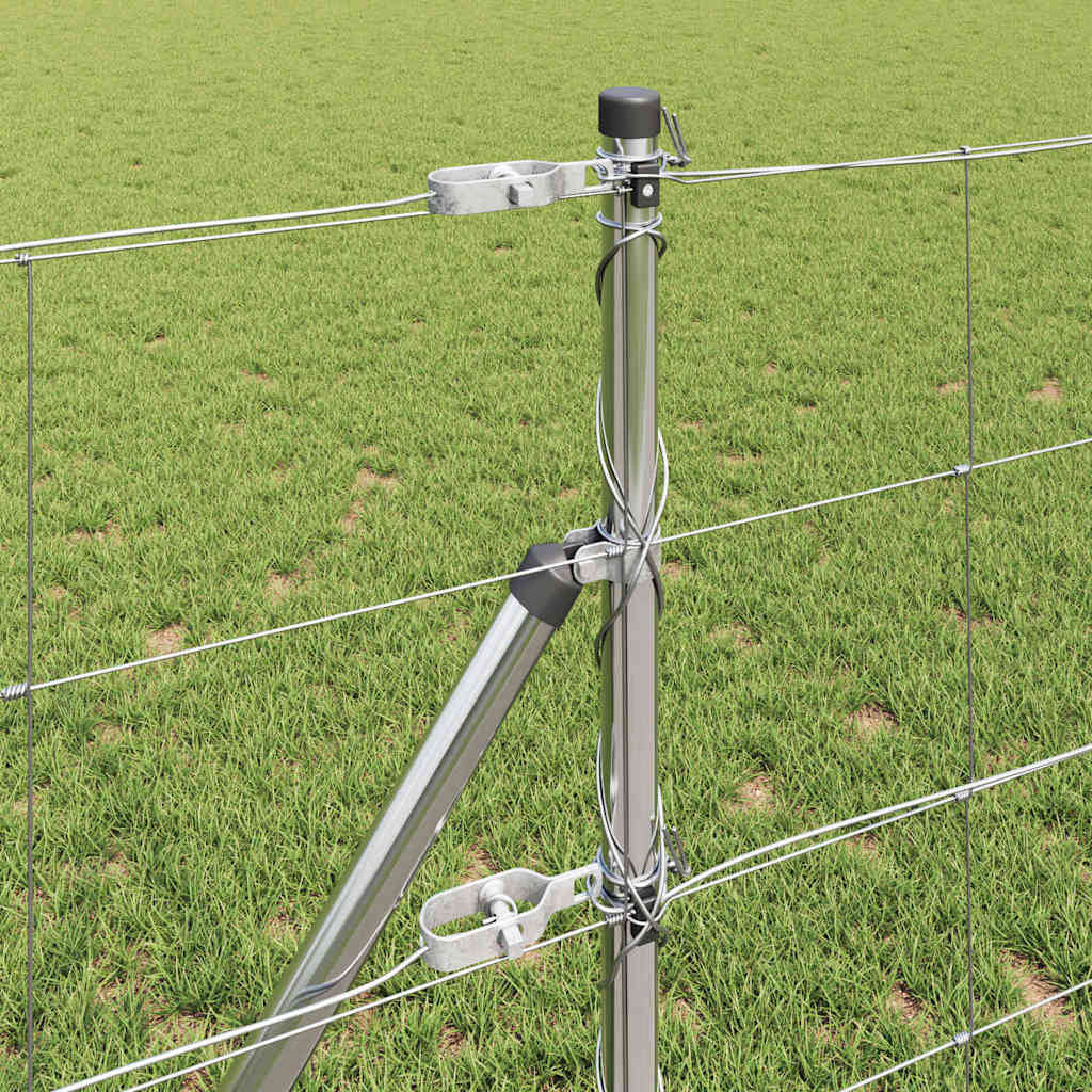 Legelőkerítés Ezüst 100 x 0.8 m Horganyzott acél