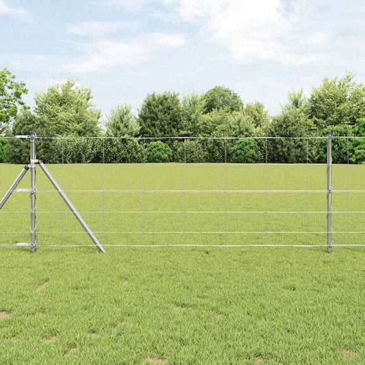 Legelőkerítés Ezüst 100 x 0.8 m Horganyzott acél