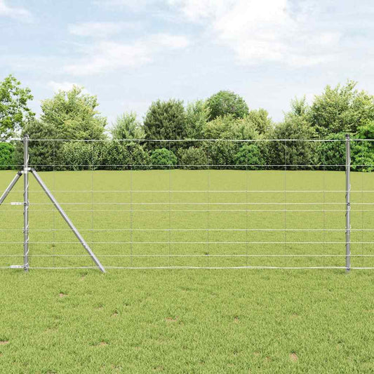 Legelőkerítés Ezüst 100 x 1 m Horganyzott acél