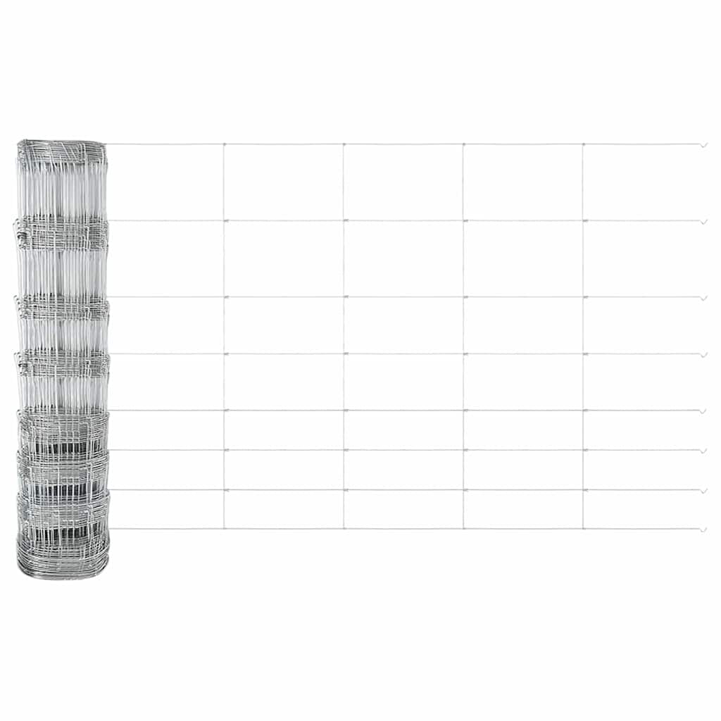 Legelőkerítés Ezüst 100 x 1 m Horganyzott acél