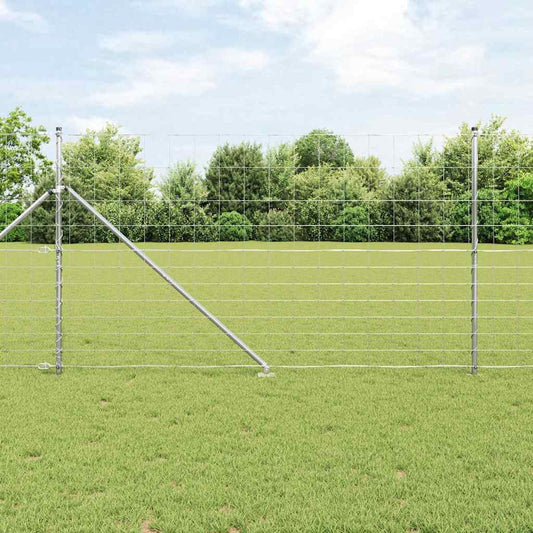 Legelőkerítés Ezüst 25 x 1.4 m Horganyzott acél