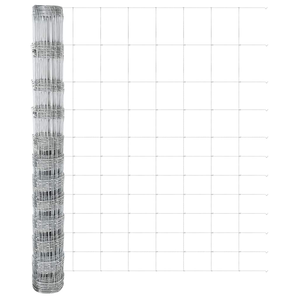 Legelőkerítés Ezüst 25 x 1.4 m Horganyzott acél