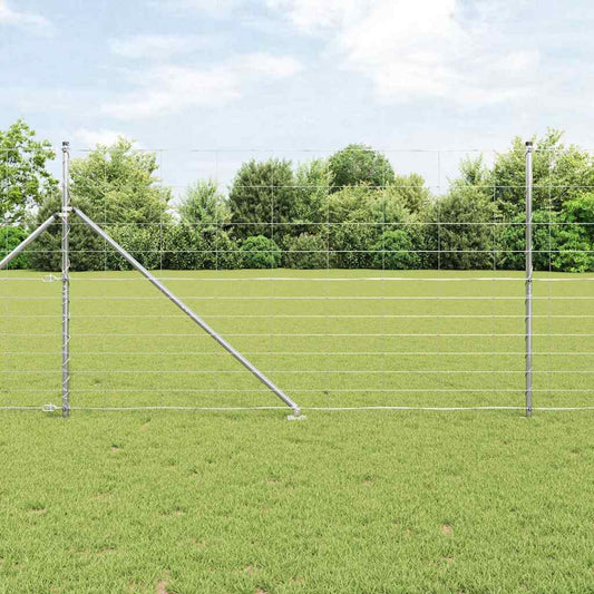 Legelőkerítés Ezüst 25 x 1.4 m Horganyzott acél