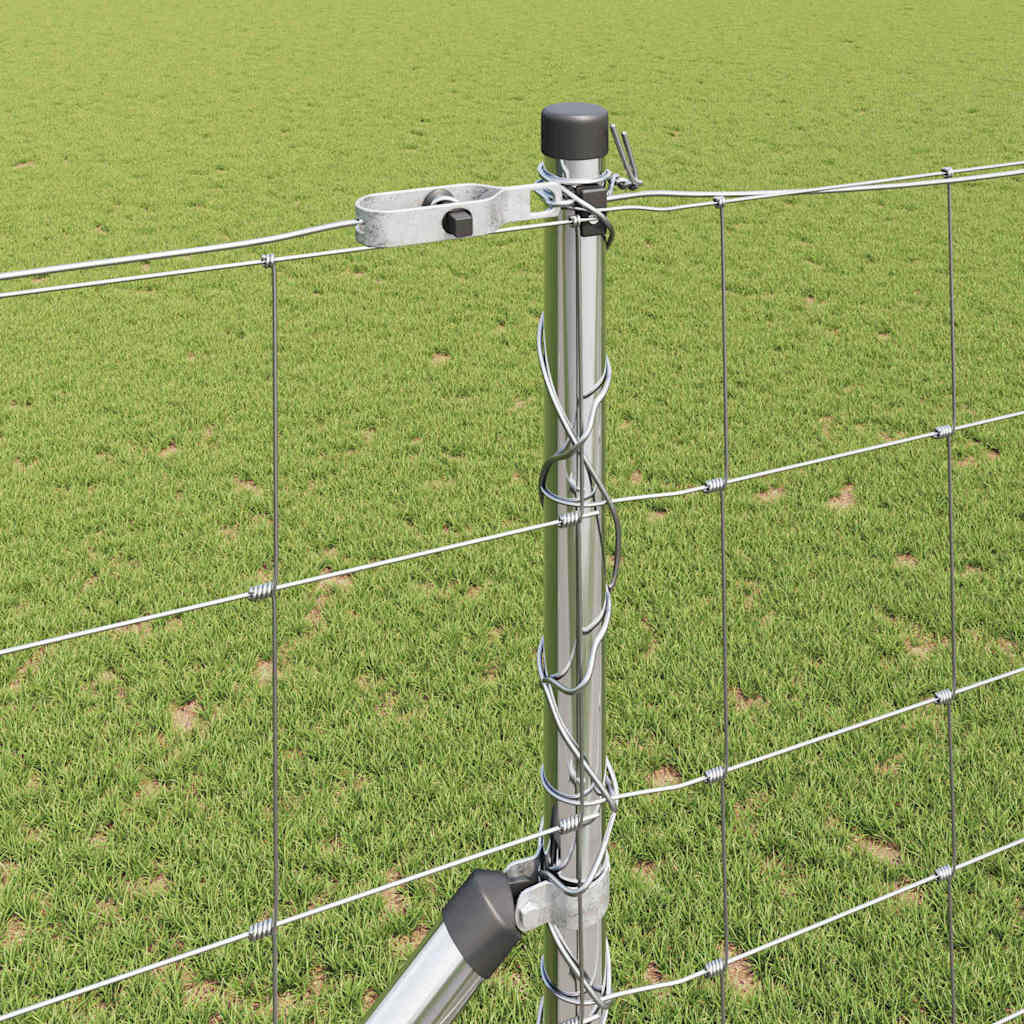 Legelőkerítés Ezüst 25 x 1.4 m Horganyzott acél
