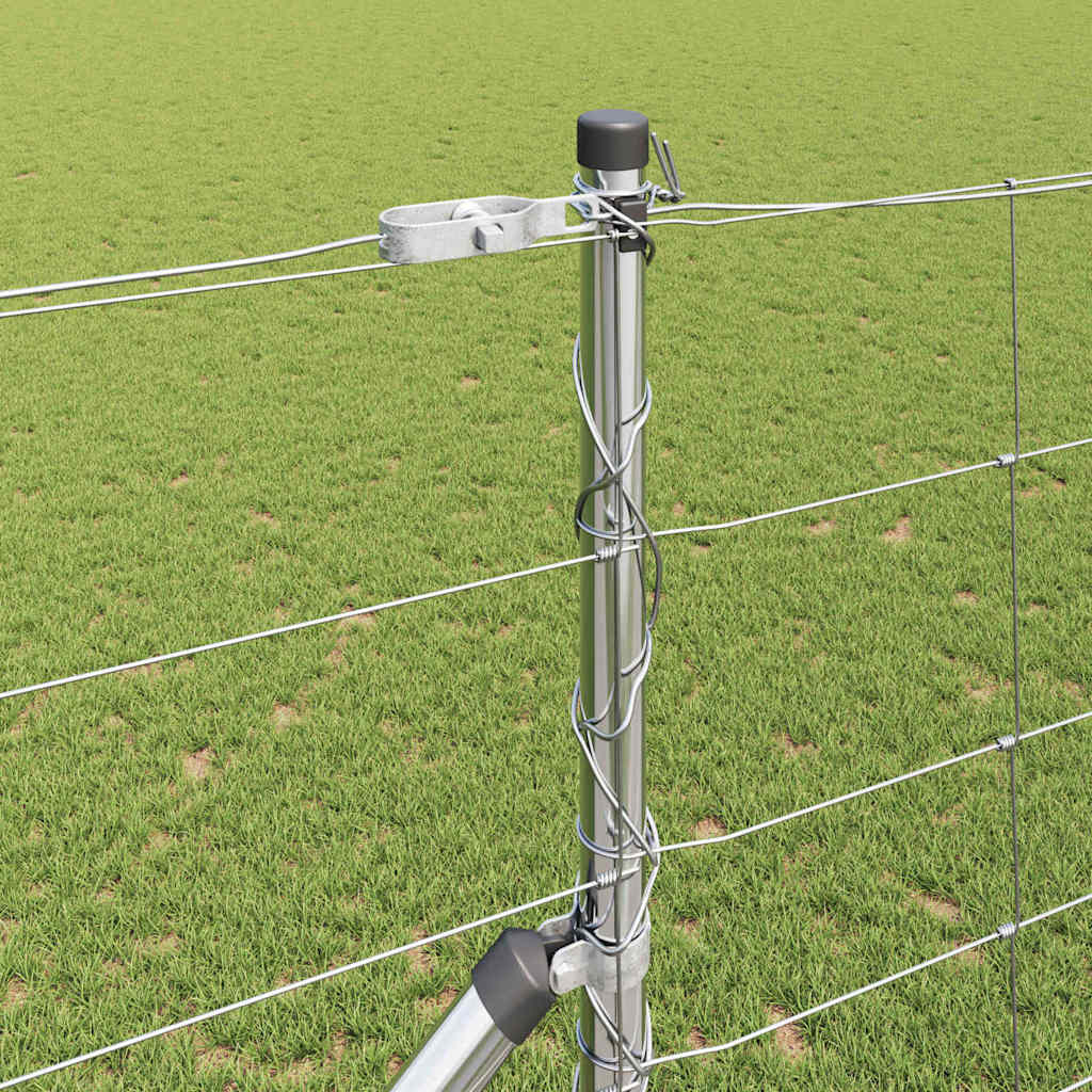Legelőkerítés Ezüst 25 x 1.4 m Horganyzott acél