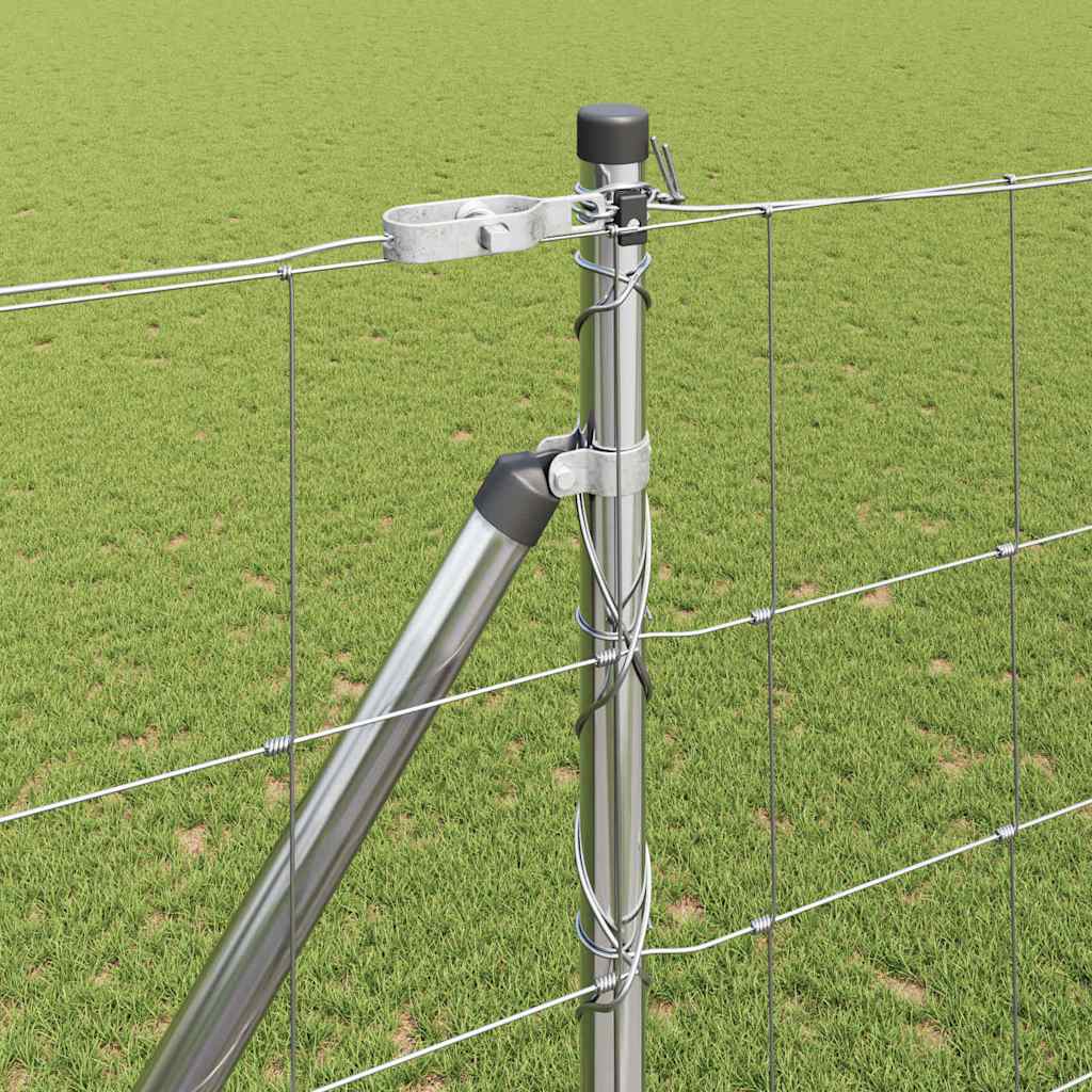 Legelőkerítés Ezüst 25 x 1.6 m Horganyzott acél