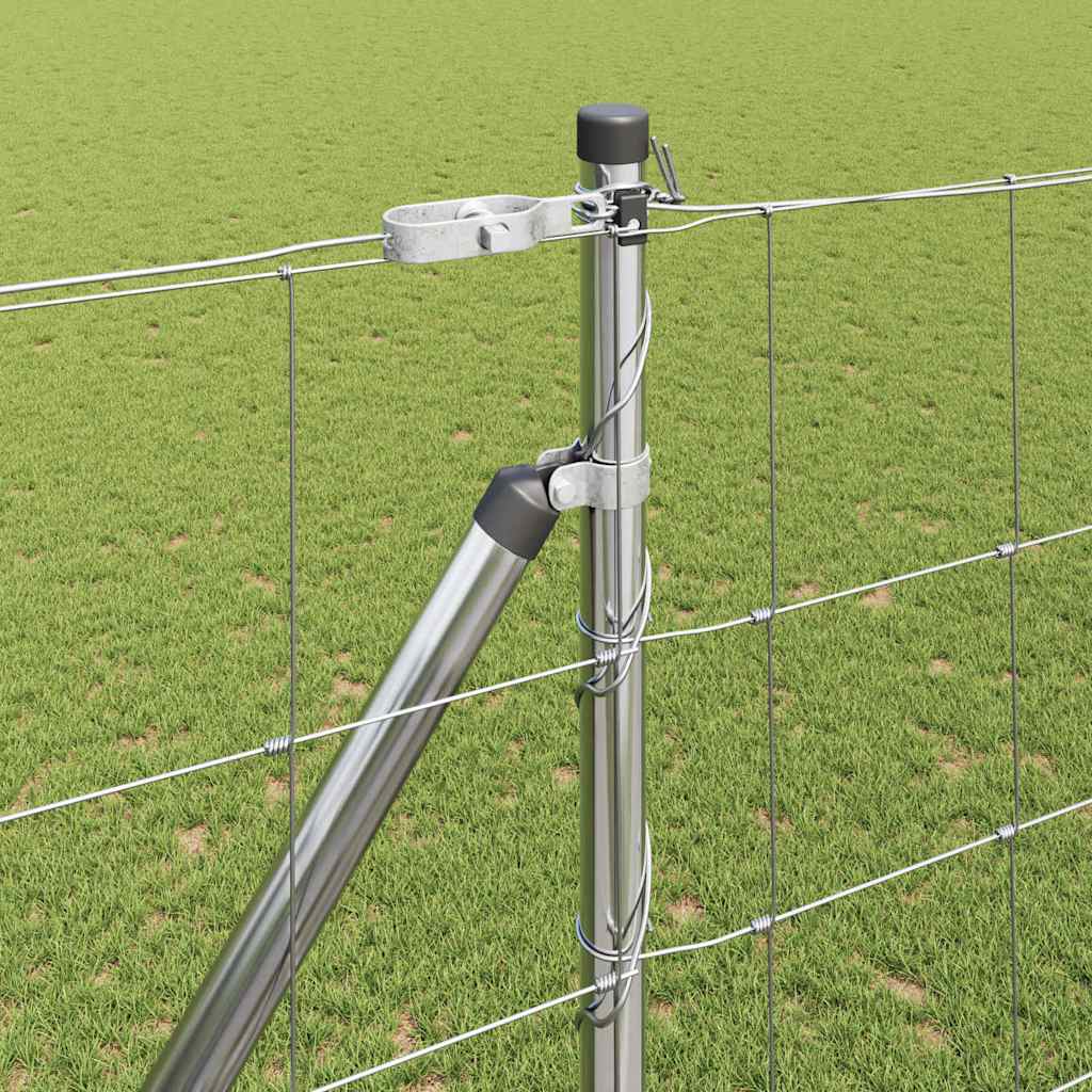 Legelőkerítés Ezüst 25 x 1.6 m Horganyzott acél
