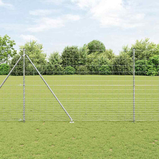 Legelőkerítés Ezüst 25 x 1.6 m Horganyzott acél
