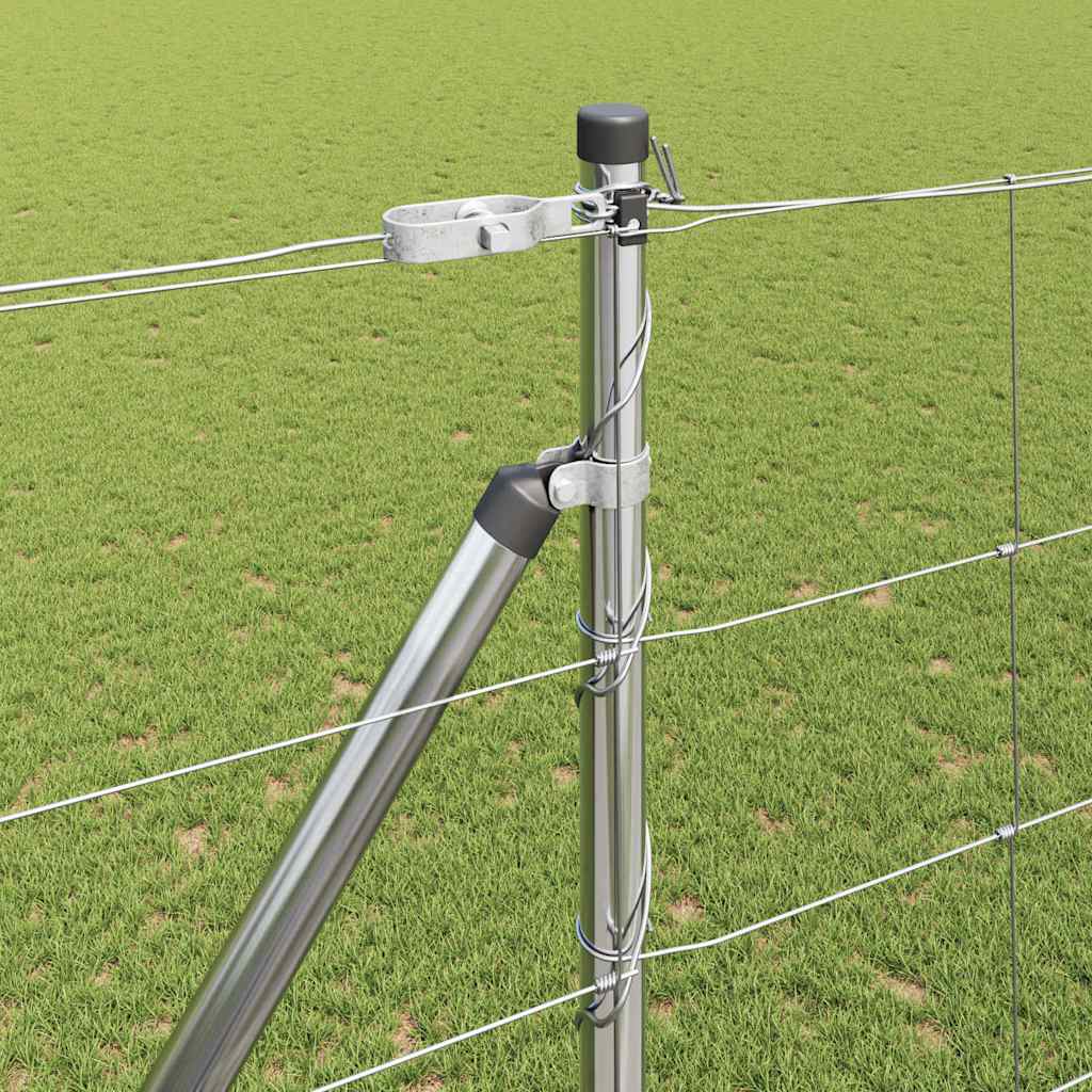 Legelőkerítés Ezüst 25 x 1.6 m Horganyzott acél
