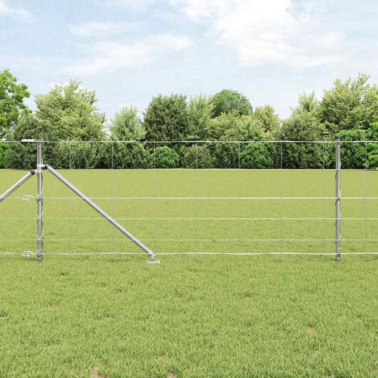 Legelőkerítés Ezüst 50 x 0.8 m Horganyzott acél
