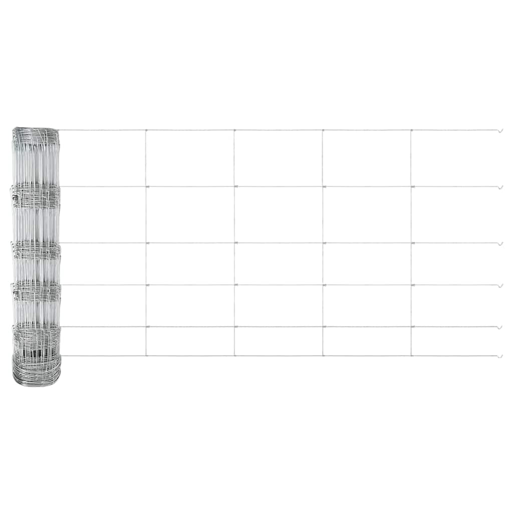 Legelőkerítés Ezüst 50 x 0.8 m Horganyzott acél