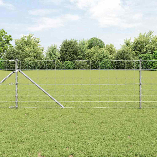 Legelőkerítés Ezüst 50 x 0.8 m Horganyzott acél