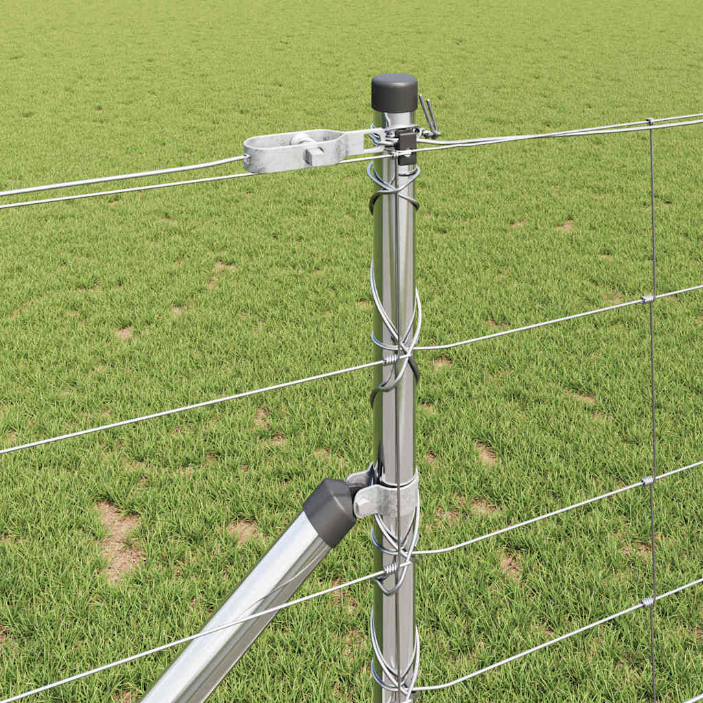 Legelőkerítés Ezüst 50 x 1 m Horganyzott acél