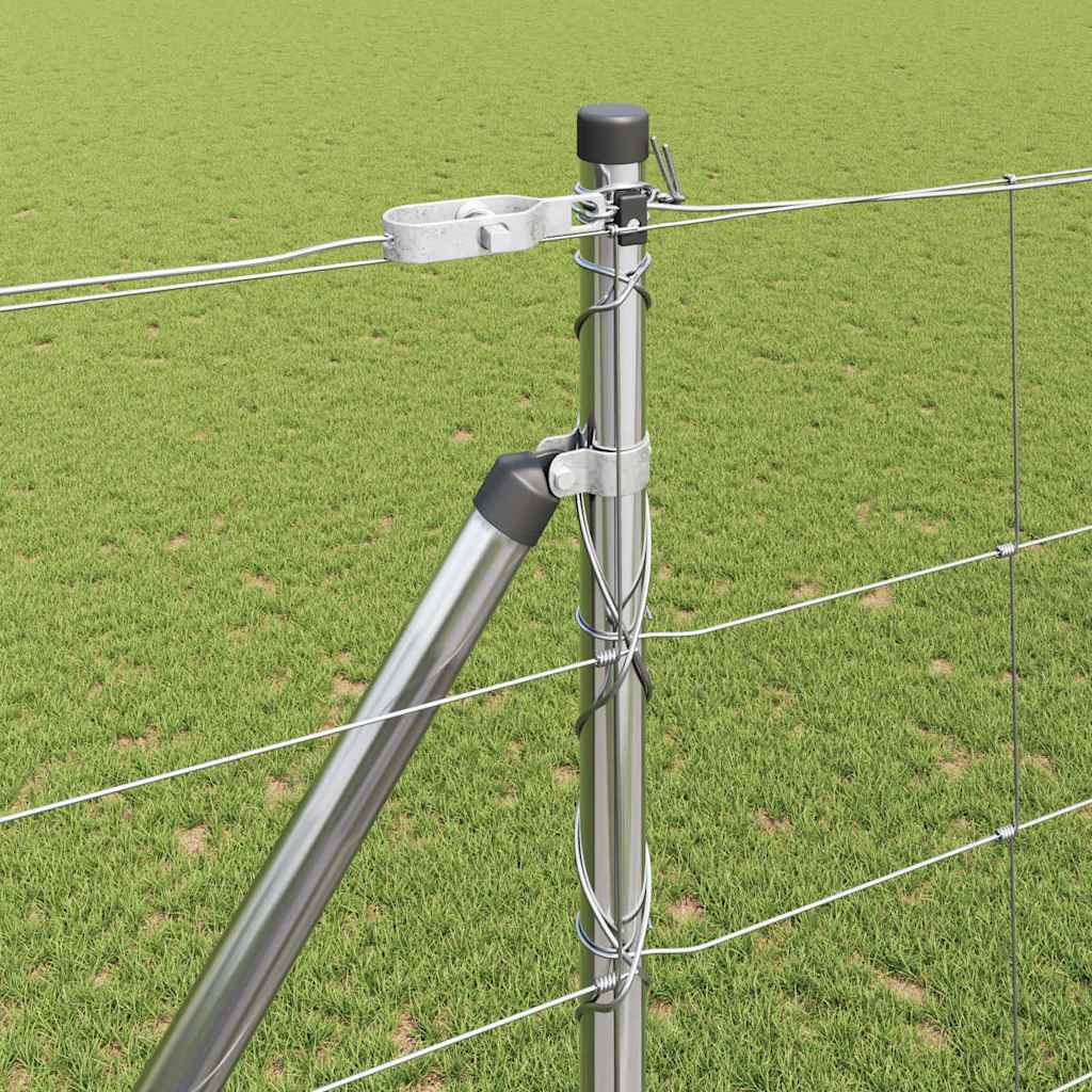 Legelőkerítés Ezüst 50 x 1.6 m Horganyzott acél