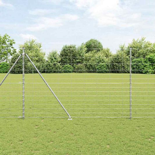 Legelőkerítés Ezüst 50 x 1.6 m Horganyzott acél
