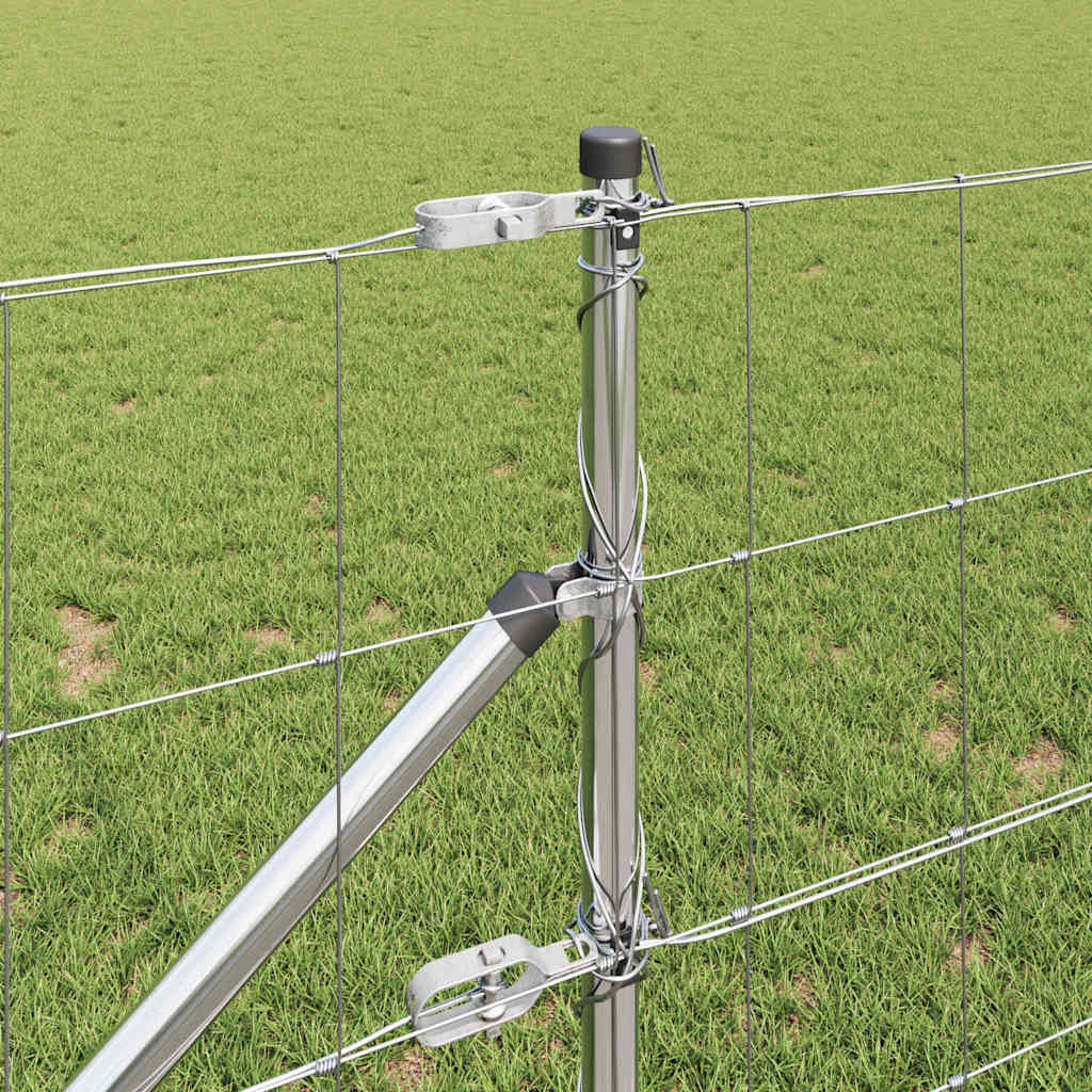 Legelőkerítés Ezüst 100 x 0.8 m Horganyzott acél