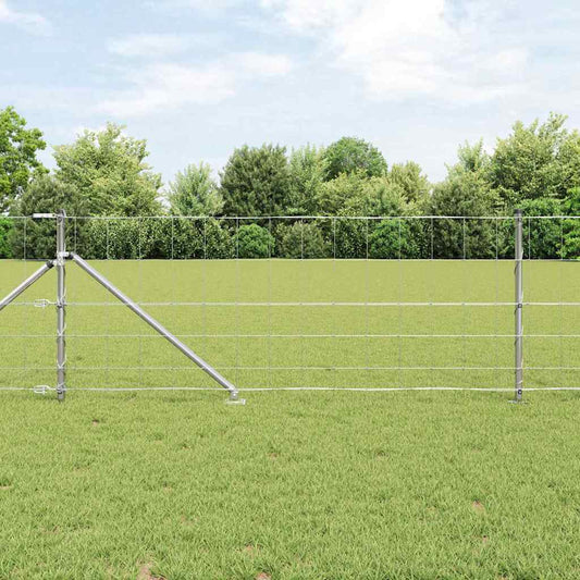 Legelőkerítés Ezüst 100 x 0.8 m Horganyzott acél