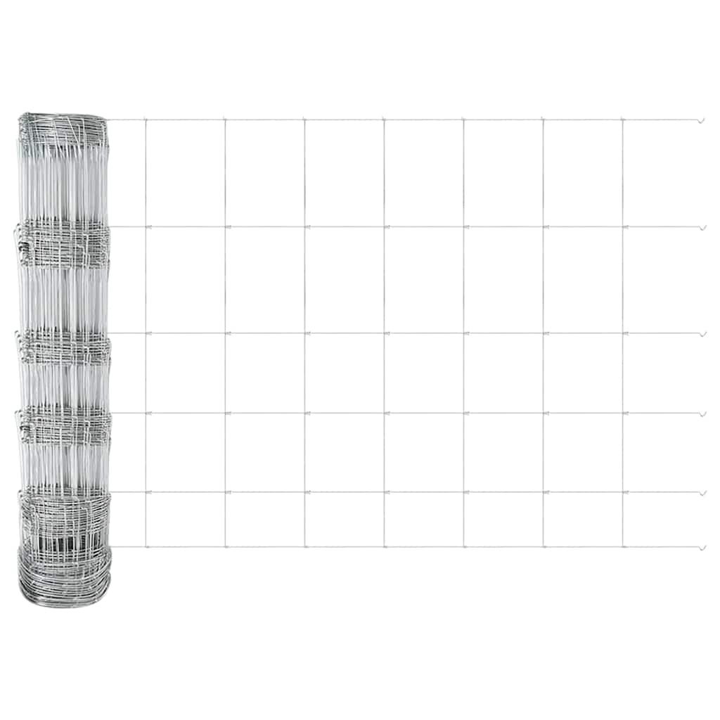 Legelőkerítés Ezüst 100 x 0.8 m Horganyzott acél
