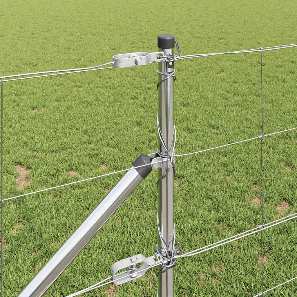 Legelőkerítés Ezüst 100 x 0.8 m Horganyzott acél