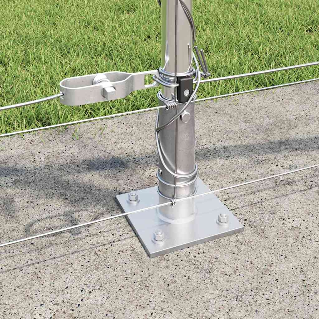 Legelőkerítés Ezüst 25 x 0.8 m Horganyzott acél