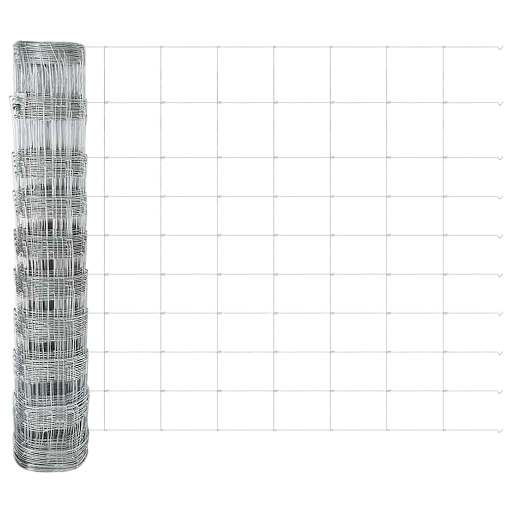 Legelőkerítés Ezüst 25 x 1 m Horganyzott acél